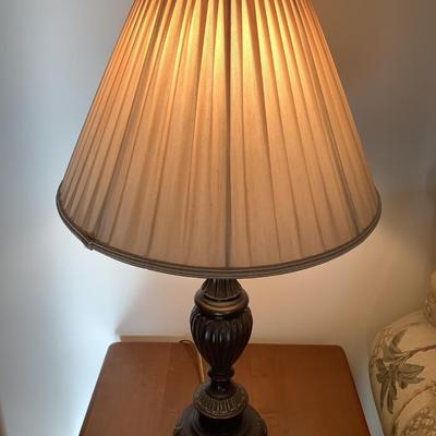 2 Metal base lamps 29"H