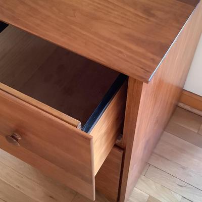 wooden filing cabinet 30"H 18"L 21"depth