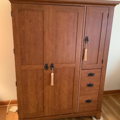 cabinet/desk 62"H 48"L 21"depth