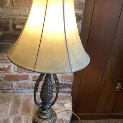 metal base lamp 30"H