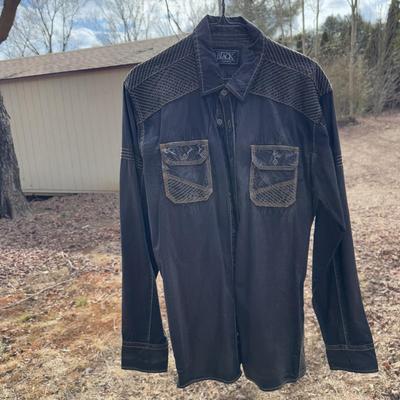 Tommy Hilfiger, Viscontt Black, Polo Ralph Lauren, and Other Button-Ups - Men’s Sizes M-L (B3-DZ)