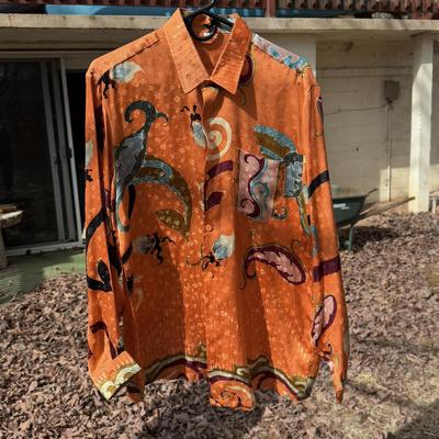 Tommy Hilfiger, Viscontt Black, Polo Ralph Lauren, and Other Button-Ups - Men’s Sizes M-L (B3-DZ)