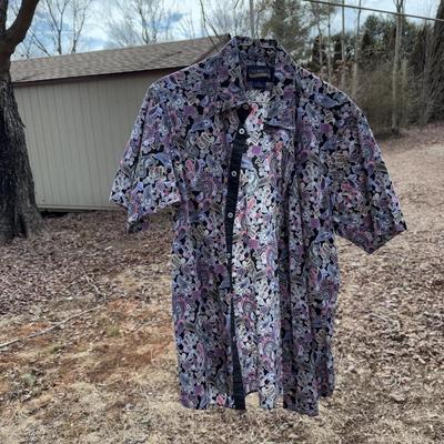Tommy Hilfiger, Viscontt Black, Polo Ralph Lauren, and Other Button-Ups - Men’s Sizes M-L (B3-DZ)