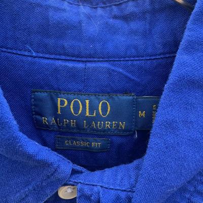 Tommy Hilfiger, Viscontt Black, Polo Ralph Lauren, and Other Button-Ups - Men’s Sizes M-L (B3-DZ)
