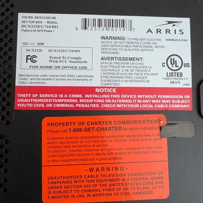 Ubiquiti Unifi AP Wireless Access Point Extender, SonicWALL Network Security Appliance & Arris Motorola DCX3220e Cable TV Box (B3-DZ)