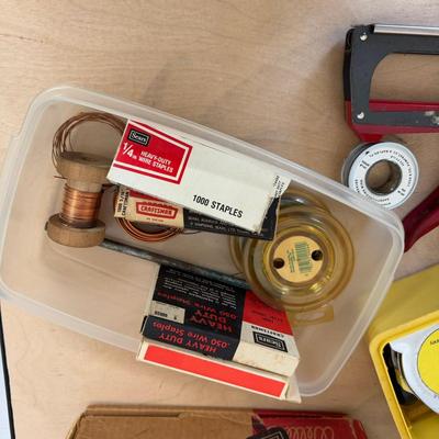 1151 Staple Gun, Soldering Gun & Tool Box