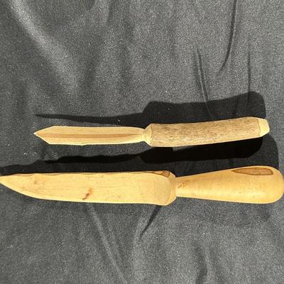 Handmade Miniature Baskets and Carved Wood Crafts