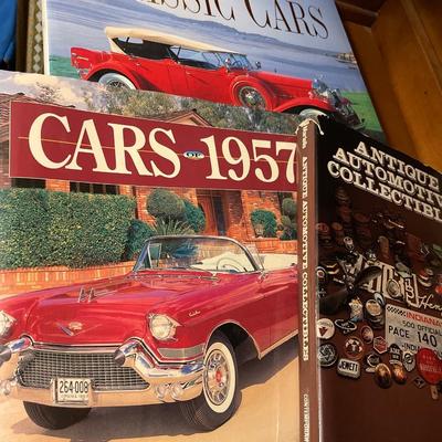 3 classic Cars hardcover books