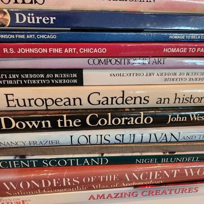 Shelf of Books Art ,Oriental Rug , Fairy Tails Children's Stories