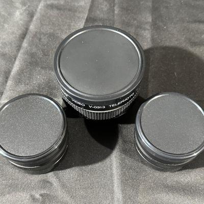 Set of 3 Ambico Camera Lenses