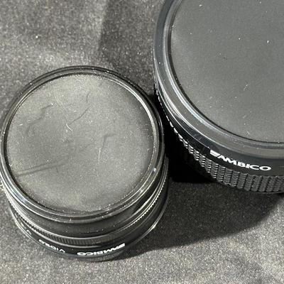 Set of 3 Ambico Camera Lenses