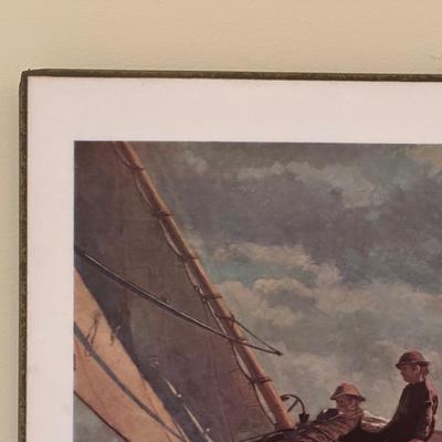 Artwork, National Gallery of Art Washington DC, Winslow Homer (1836-1910). Breezing up