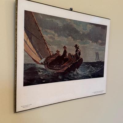 Artwork, National Gallery of Art Washington DC, Winslow Homer (1836-1910). Breezing up