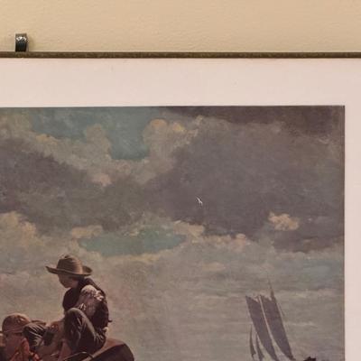 Artwork, National Gallery of Art Washington DC, Winslow Homer (1836-1910). Breezing up