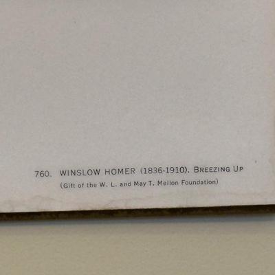 Artwork, National Gallery of Art Washington DC, Winslow Homer (1836-1910). Breezing up