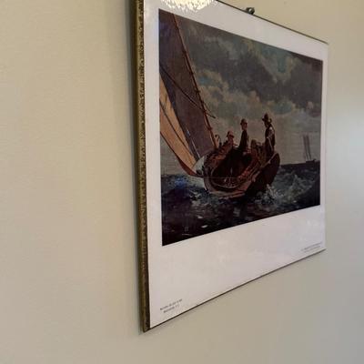 Artwork, National Gallery of Art Washington DC, Winslow Homer (1836-1910). Breezing up