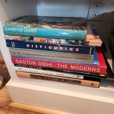 Shelf Lot of Mixed Books Art, Travel ,Oriental Rugs ,Art Deco
