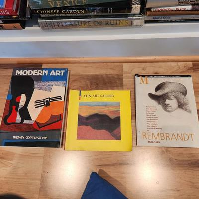 Shelf Lot of Mixed Books Art, Travel ,Oriental Rugs ,Art Deco