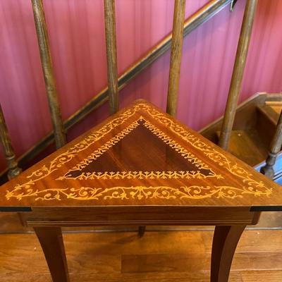 Vintage Music Box Side Table