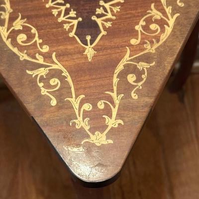 Vintage Music Box Side Table