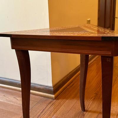 Vintage Music Box Side Table