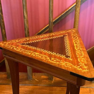 Vintage Music Box Side Table