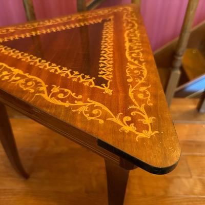 Vintage Music Box Side Table