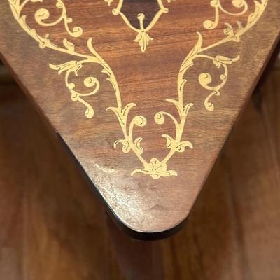Vintage Music Box Side Table