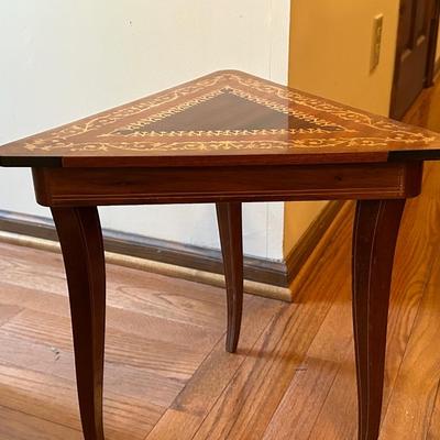 Vintage Music Box Side Table