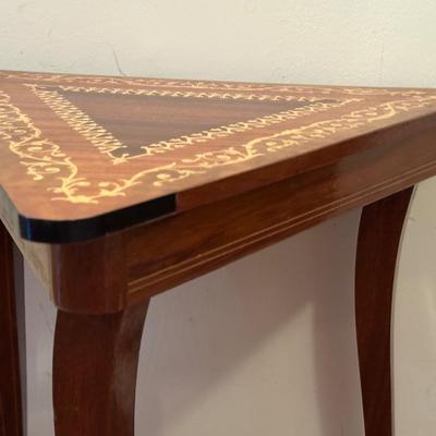 Vintage Music Box Side Table