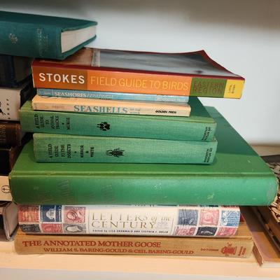 Book Lot Art, Birds, Gardening ,Seashells, Letters of the Century , Mother Goose