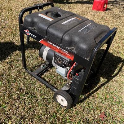Briggs & Stratton generator 5250 running watt -good condition, runs