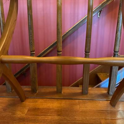 Luggage Stand with Floral Design