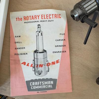 1154 Craftsman Commercial All-In-One Rotary Electric Tool & Roclwell Electric Drill