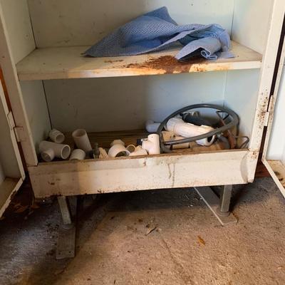 metal cabinet 67"H 24"L 14"depth