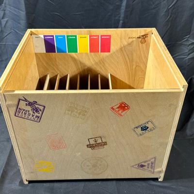 Decorative Filing Storage Wooden Box