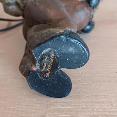 HALLMARK SANTA, DILLARD'S SANTA BOOTS & HANDCRAFTED GOOFY HORSE ORNAMENTS PLUS CHRISTMAS SHAKERS