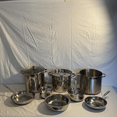 Chefmate, Kitchen & Company, and Other Stainless Steel Cookware (B3-DZ)