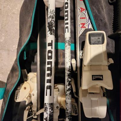 2 Pair Volant Thunderbolt Snow Skis w Marker M48 Binders