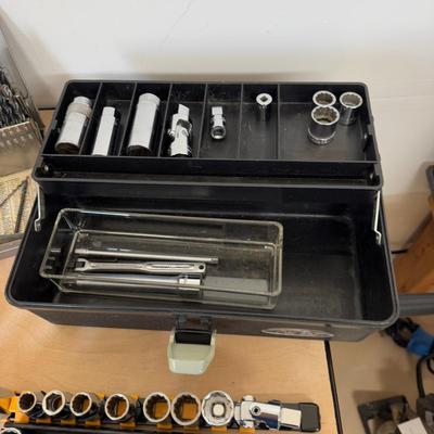 1156 Craftsman Hexagon Die Set & Drill Bit & Craftsman Rachet Wrench