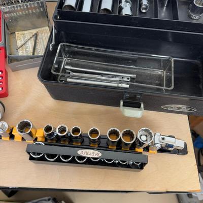 1156 Craftsman Hexagon Die Set & Drill Bit & Craftsman Rachet Wrench