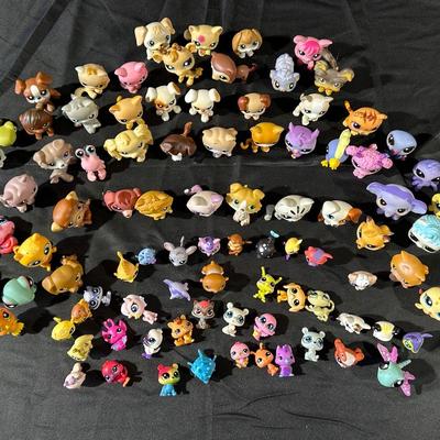 Large Lot of Littlest Pet Shop Figurines