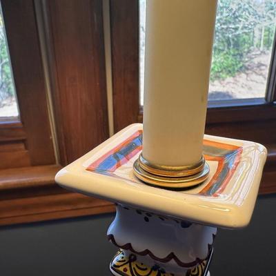 Vintage Floral Patterned Lamp