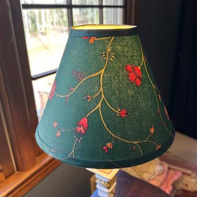 Vintage Floral Patterned Lamp