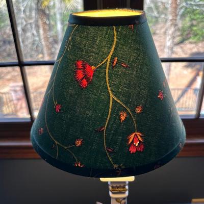 Vintage Floral Patterned Lamp