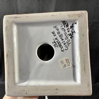 Vintage Floral Patterned Lamp