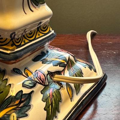 Vintage Floral Patterned Lamp