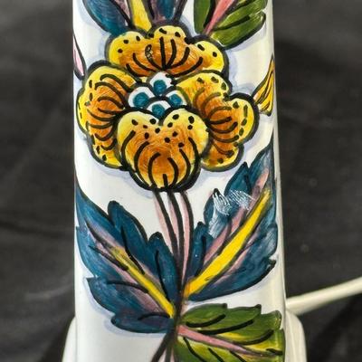 Vintage Floral Patterned Lamp