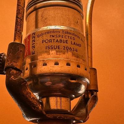 Vintage Winter Portrait Table Lamp