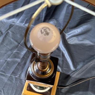 Vintage Winter Portrait Table Lamp